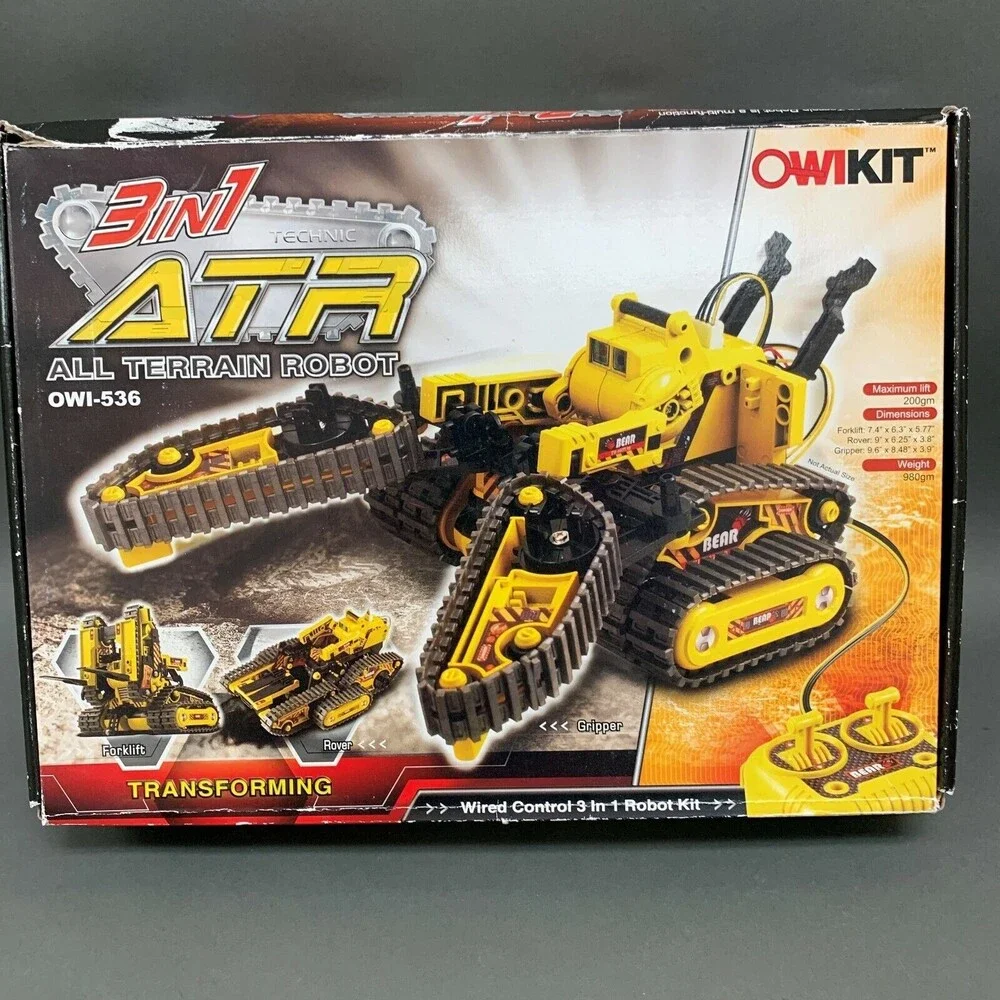 OWIKIT All Terrain Robot OWI-536 Wired Control Forklift Rover Gripper Parts